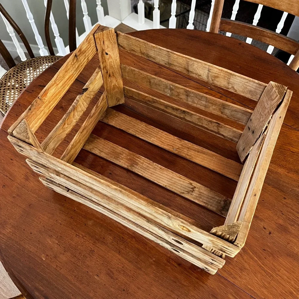 Antique Primitive Wooden Crate